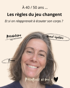 À 40 50 ans, les règles du jeu changent !